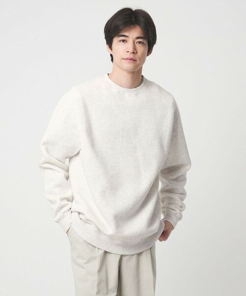 green label relaxing / グリーンレーベル リラクシング スウェット | 吊り裏毛 クルーネック スウェット(LT.GRAY)