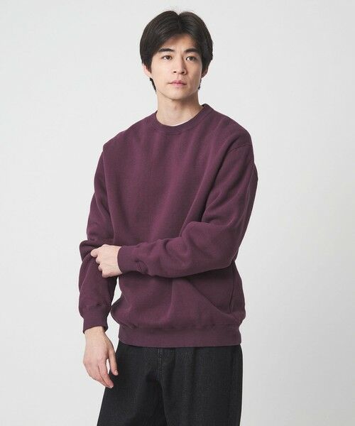 green label relaxing / グリーンレーベル リラクシング スウェット | 吊り裏毛 クルーネック スウェット(PURPLE)