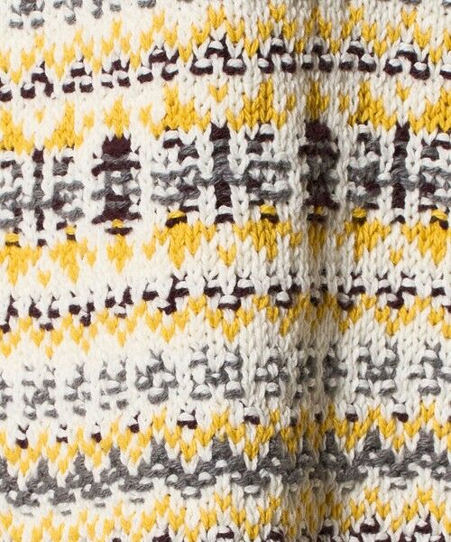 green label relaxing / グリーンレーベル リラクシング ニット・セーター | コットン フェアアイル シングルジャガード クルーネック ニット | 詳細8