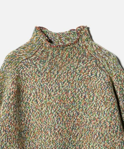 green label relaxing / グリーンレーベル リラクシング ニット・セーター | ミックス ヤーンローゲージ ロールネック ニット | 詳細6