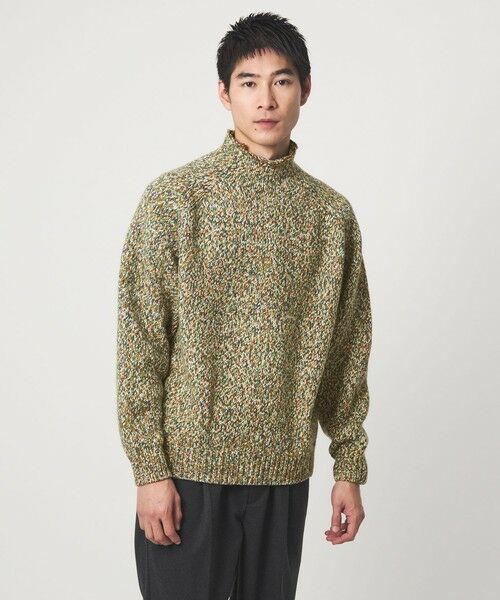 green label relaxing / グリーンレーベル リラクシング ニット・セーター | ミックス ヤーンローゲージ ロールネック ニット | 詳細2