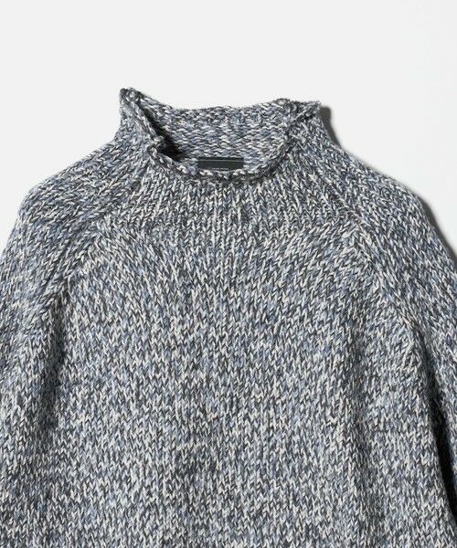 green label relaxing / グリーンレーベル リラクシング ニット・セーター | ミックス ヤーンローゲージ ロールネック ニット | 詳細14