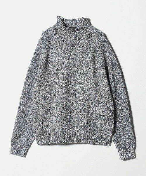 green label relaxing / グリーンレーベル リラクシング ニット・セーター | ミックス ヤーンローゲージ ロールネック ニット | 詳細12