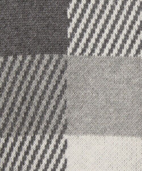 green label relaxing / グリーンレーベル リラクシング ニット・セーター | カラー ブロック ジャカード クルーネック ニット | 詳細4
