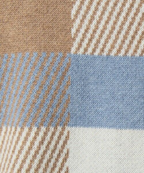green label relaxing / グリーンレーベル リラクシング ニット・セーター | カラー ブロック ジャカード クルーネック ニット | 詳細14