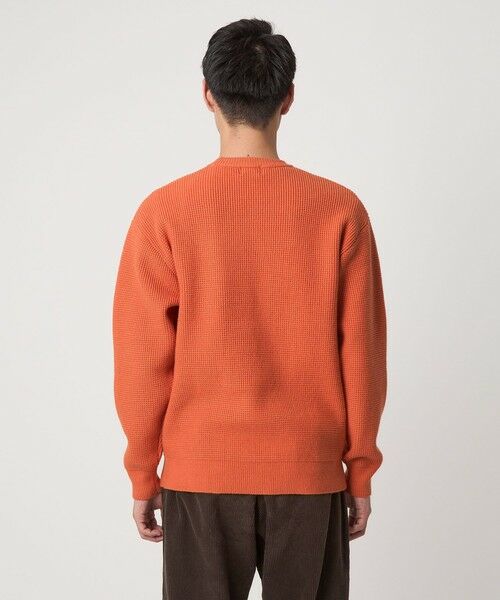 green label relaxing / グリーンレーベル リラクシング ニット・セーター | コットン ポリエステル ワッフル クルーネック ニット | 詳細10