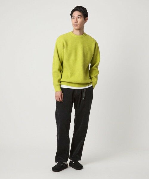 green label relaxing / グリーンレーベル リラクシング ニット・セーター | コットン ポリエステル ワッフル クルーネック ニット | 詳細17