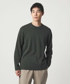 green label relaxing / グリーンレーベル リラクシング ニット・セーター | ウォッシャブル ウール ソウバリ クルーネック ニット