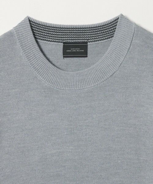 green label relaxing / グリーンレーベル リラクシング ニット・セーター | ウォッシャブル ウール ソウバリ クルーネック ニット | 詳細4
