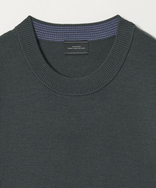 green label relaxing / グリーンレーベル リラクシング ニット・セーター | ウォッシャブル ウール ソウバリ クルーネック ニット | 詳細17