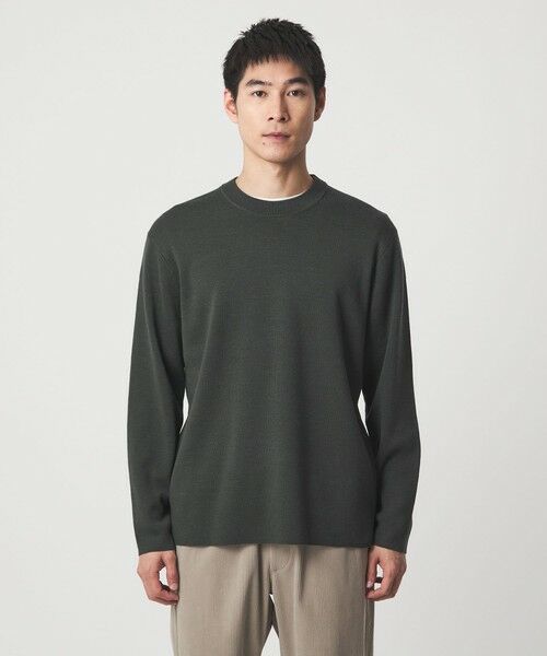 green label relaxing / グリーンレーベル リラクシング ニット・セーター | ウォッシャブル ウール ソウバリ クルーネック ニット | 詳細12