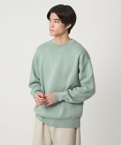 green label relaxing / グリーンレーベル リラクシング ニット・セーター | コットン スウェット クルーネック ニット