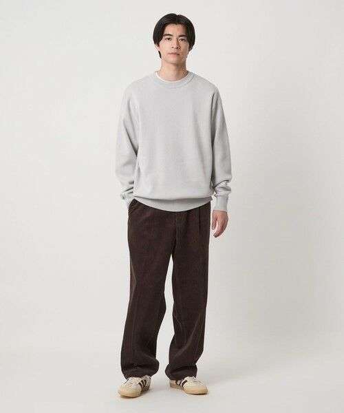 green label relaxing / グリーンレーベル リラクシング ニット・セーター | コットン スウェット クルーネック ニット | 詳細3