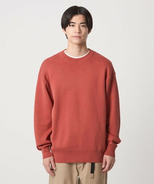 green label relaxing / グリーンレーベル リラクシング ニット・セーター | コットン スウェット クルーネック ニット | 詳細11