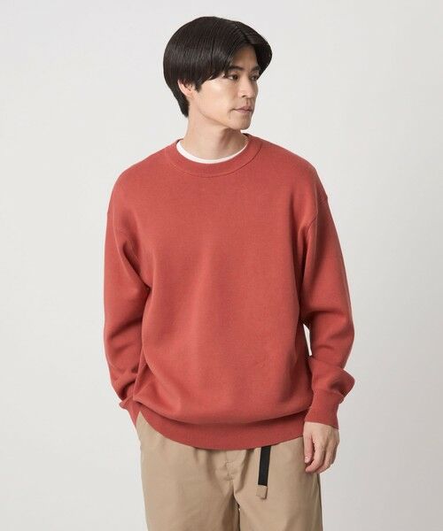 green label relaxing / グリーンレーベル リラクシング ニット・セーター | コットン スウェット クルーネック ニット | 詳細10