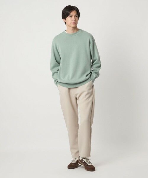 green label relaxing / グリーンレーベル リラクシング ニット・セーター | コットン スウェット クルーネック ニット | 詳細17