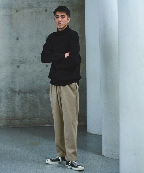 green label relaxing / グリーンレーベル リラクシング ニット・セーター | コットン アゼ タートル ネック ニット | 詳細1