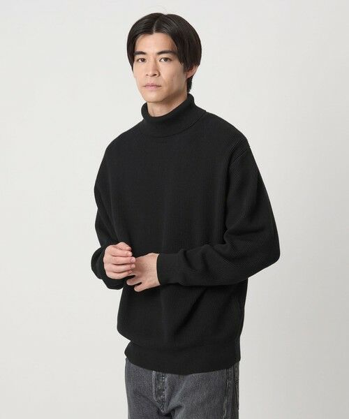 green label relaxing / グリーンレーベル リラクシング ニット・セーター | コットン アゼ タートル ネック ニット | 詳細2