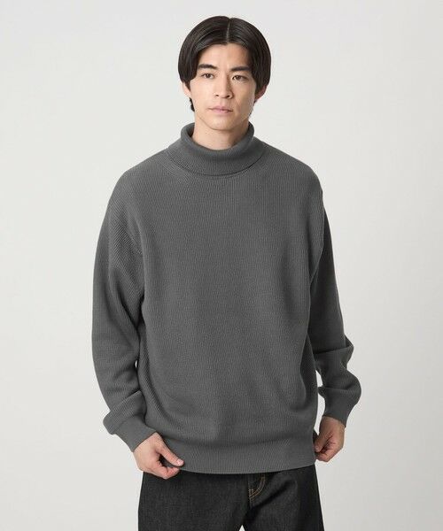 green label relaxing / グリーンレーベル リラクシング ニット・セーター | コットン アゼ タートル ネック ニット | 詳細8