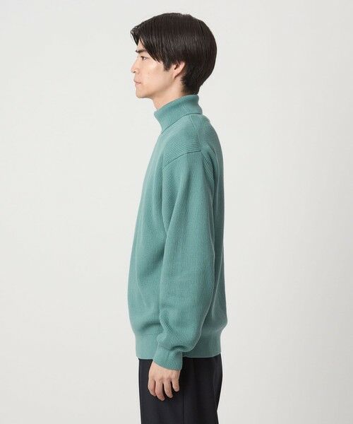 green label relaxing / グリーンレーベル リラクシング ニット・セーター | コットン アゼ タートル ネック ニット | 詳細13