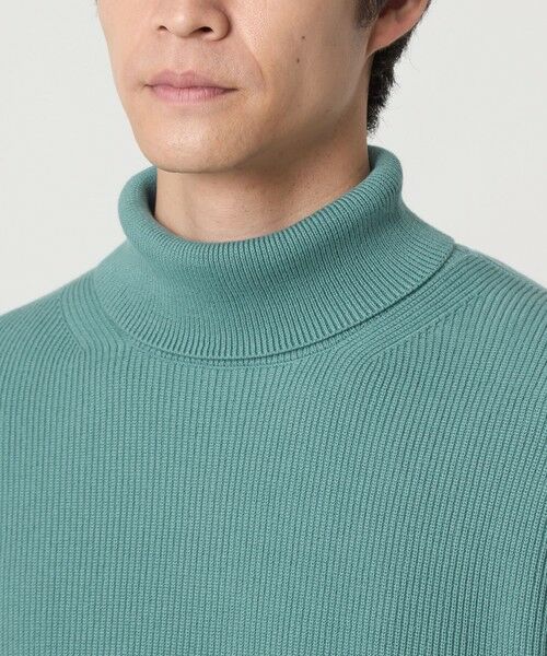 green label relaxing / グリーンレーベル リラクシング ニット・セーター | コットン アゼ タートル ネック ニット | 詳細15