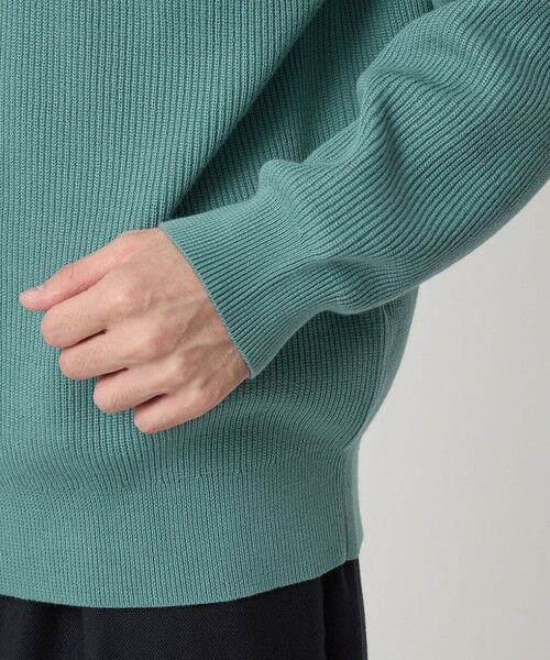 green label relaxing / グリーンレーベル リラクシング ニット・セーター | コットン アゼ タートル ネック ニット | 詳細16