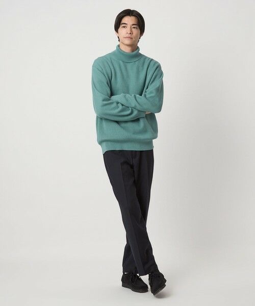 green label relaxing / グリーンレーベル リラクシング ニット・セーター | コットン アゼ タートル ネック ニット | 詳細11