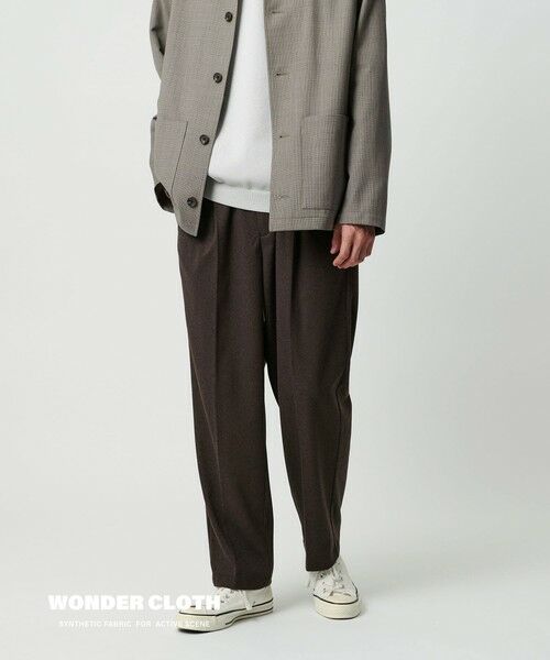 green label relaxing/グリーンレーベル リラクシング WONDER CLOTH オルマイ ワイド イージーパンツ W3 -ストレッチ- DK. BROWN XL green label relaxing/グリーンレーベル リラクシング WONDER CLOTH オルマイ ワイド イージーパンツ W3 -ストレッチ- DK. BROWN XL