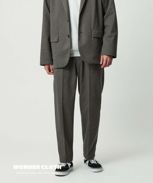 green label relaxing/グリーンレーベル リラクシング WONDER CLOTH ワイド ユーティリティ-パンツ イージーパンツ W2 -ストレッチ- MD. GRAY S green label relaxing/グリーンレーベル リラクシング WONDER CLOTH ワイド ユーティリティ-パンツ イージーパンツ W2 -ストレッチ- MD. GRAY S