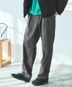 green label relaxing / グリーンレーベル リラクシング その他パンツ | ウォッシャブル フラノ パターン W2 イージーパンツ