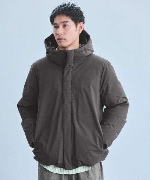 green label relaxing/グリーンレーベル リラクシング T/W フード ダウン ブルゾン MD. GRAY XL green label relaxing/グリーンレーベル リラクシング T/W フード ダウン ブルゾン MD. GRAY XL