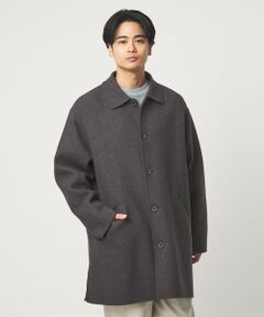 green label relaxing / グリーンレーベル リラクシング ステンカラーコート | ウールナイロン リバー ステンカラーコート