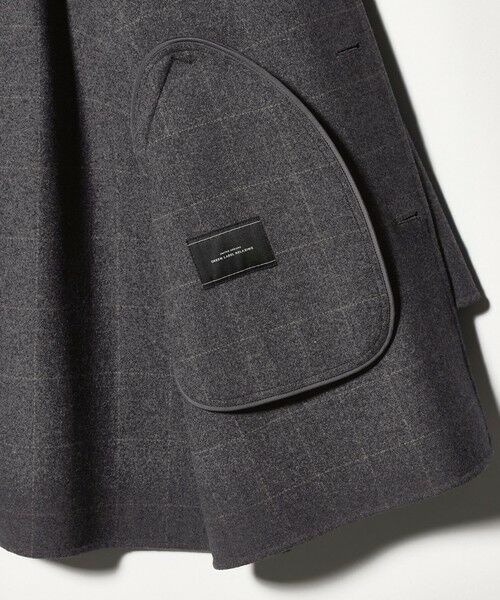 green label relaxing / グリーンレーベル リラクシング ステンカラーコート | ウールナイロン リバー ステンカラーコート | 詳細12