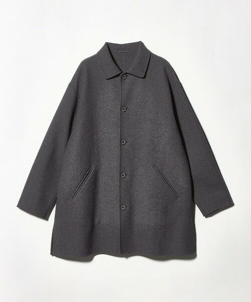 green label relaxing / グリーンレーベル リラクシング ステンカラーコート | ウールナイロン リバー ステンカラーコート | 詳細6