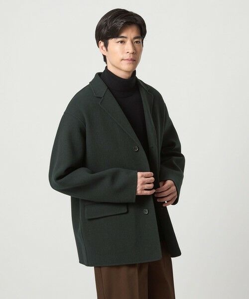 green label relaxing / グリーンレーベル リラクシング その他アウター | ウール ナイロン リバー ジャコット アウター | 詳細3