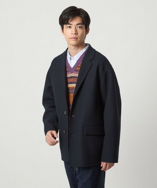 green label relaxing / グリーンレーベル リラクシング その他アウター | ウール ナイロン リバー ジャコット アウター | 詳細15