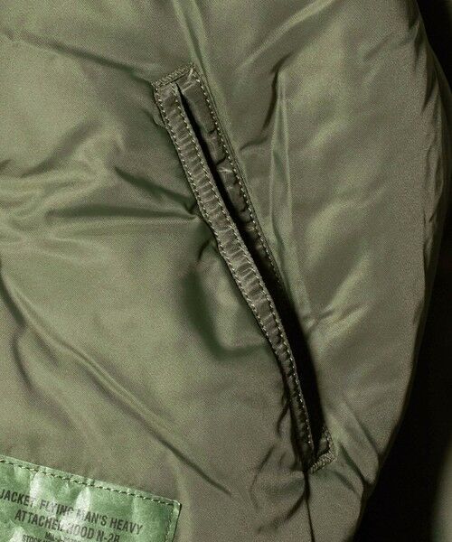 green label relaxing / グリーンレーベル リラクシング ミリタリージャケット・コート | ＜ALPHA INDUSTRIES＞N-2B ショート フライトジャケット | 詳細21