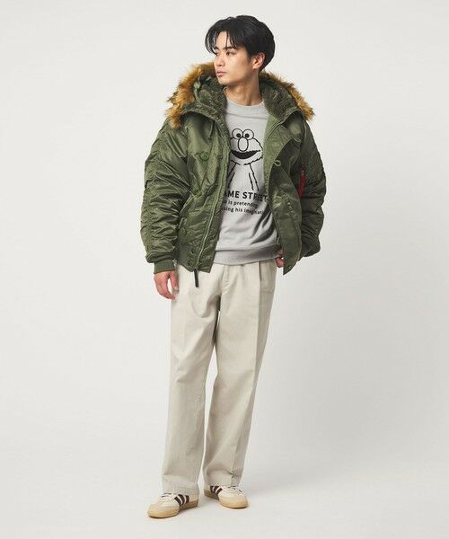 green label relaxing / グリーンレーベル リラクシング ミリタリージャケット・コート | ＜ALPHA INDUSTRIES＞N-2B ショート フライトジャケット | 詳細8
