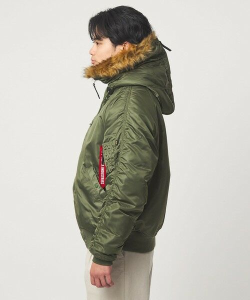 green label relaxing / グリーンレーベル リラクシング ミリタリージャケット・コート | ＜ALPHA INDUSTRIES＞N-2B ショート フライトジャケット | 詳細10