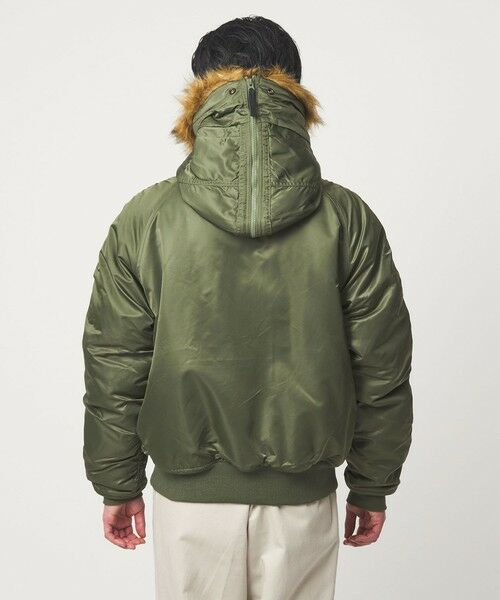 green label relaxing / グリーンレーベル リラクシング ミリタリージャケット・コート | ＜ALPHA INDUSTRIES＞N-2B ショート フライトジャケット | 詳細11