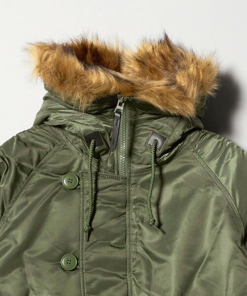 green label relaxing / グリーンレーベル リラクシング ミリタリージャケット・コート | ＜ALPHA INDUSTRIES＞N-2B ショート フライトジャケット | 詳細14