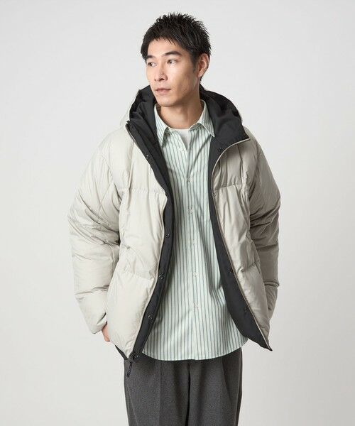 green label relaxing / グリーンレーベル リラクシング ダウンジャケット・ベスト | 【別注】＜TAION＞リバーシブル ダウン フーディ ジャケット | 詳細4