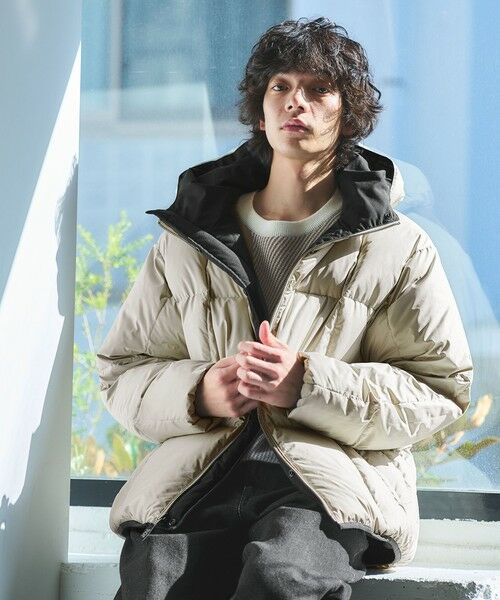 green label relaxing / グリーンレーベル リラクシング ダウンジャケット・ベスト | 【別注】＜TAION＞リバーシブル ダウン フーディ ジャケット | 詳細1