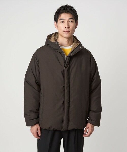 green label relaxing / グリーンレーベル リラクシング ダウンジャケット・ベスト | 【別注】＜TAION＞リバーシブル ダウン フーディ ジャケット | 詳細14