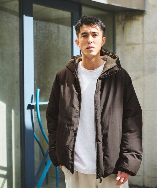 green label relaxing / グリーンレーベル リラクシング ダウンジャケット・ベスト | 【別注】＜TAION＞リバーシブル ダウン フーディ ジャケット | 詳細10