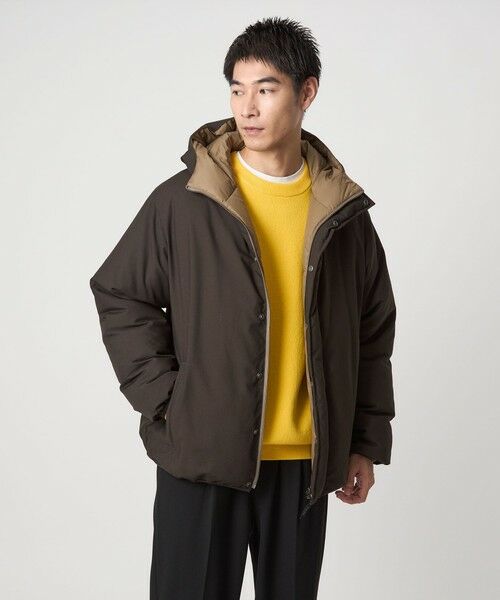 green label relaxing / グリーンレーベル リラクシング ダウンジャケット・ベスト | 【別注】＜TAION＞リバーシブル ダウン フーディ ジャケット | 詳細12