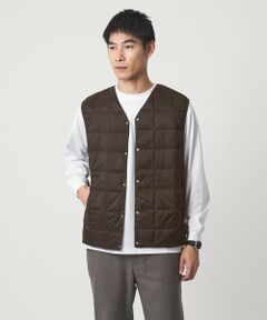 green label relaxing / グリーンレーベル リラクシング ダウンジャケット・ベスト | ＜TAION＞Vネック ボタン ベスト