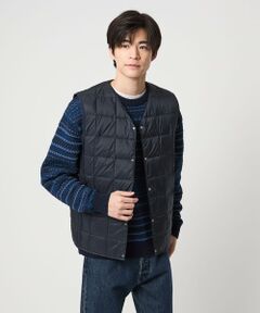 green label relaxing / グリーンレーベル リラクシング ダウンジャケット・ベスト | ＜TAION＞Vネック ボタン ベスト