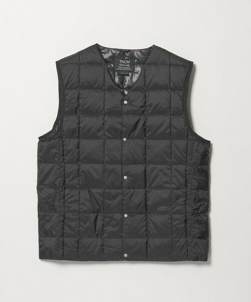 green label relaxing / グリーンレーベル リラクシング ダウンジャケット・ベスト | ＜TAION＞Vネック ボタン ベスト | 詳細2