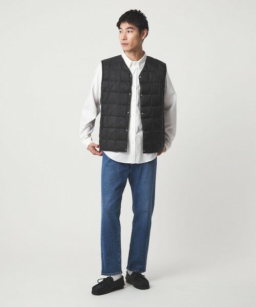 green label relaxing / グリーンレーベル リラクシング ダウンジャケット・ベスト | ＜TAION＞Vネック ボタン ベスト | 詳細1
